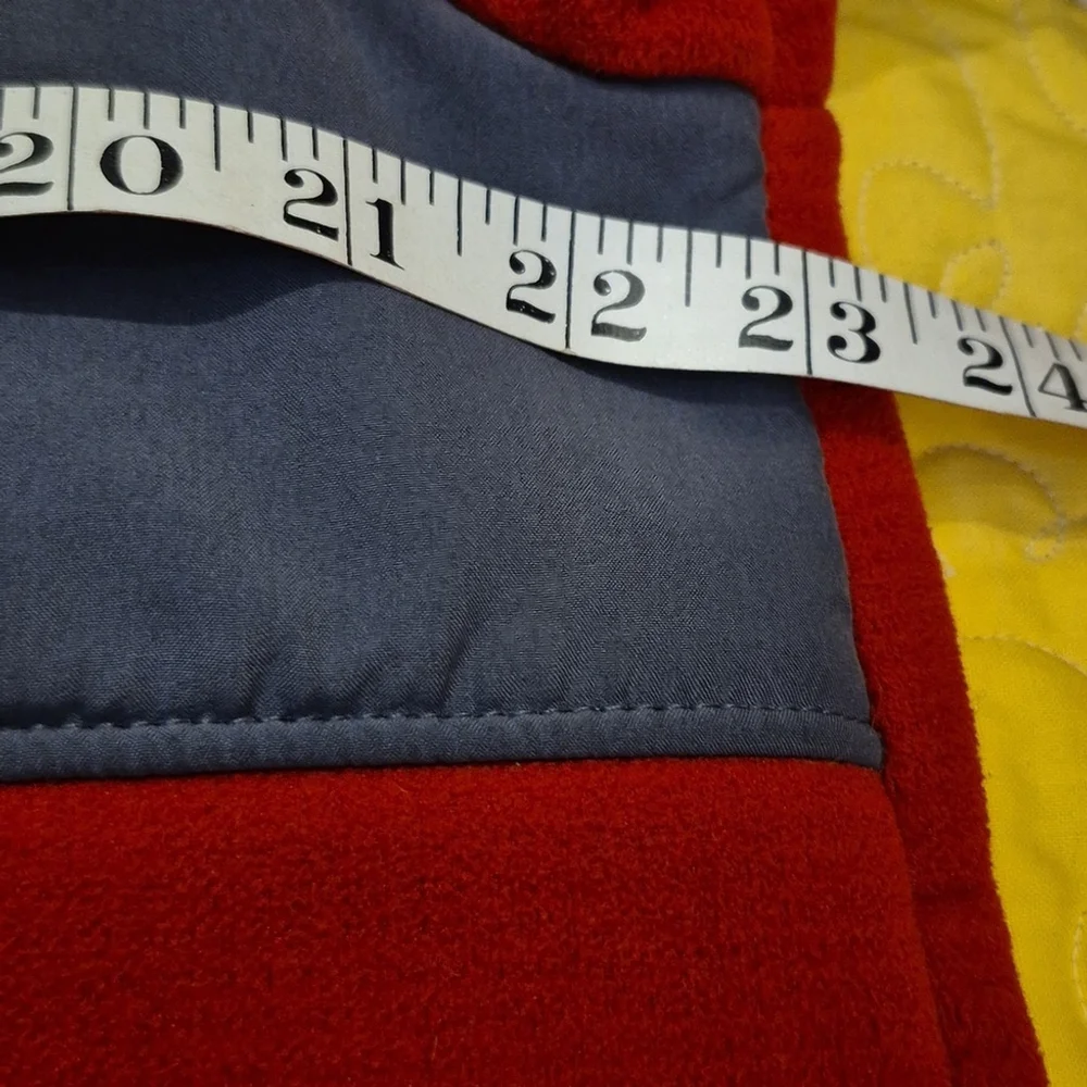 The North Face Men's Red &Gray Full ZipJacketUpper Zip Pckt& 2sidePckt Zip(1997)